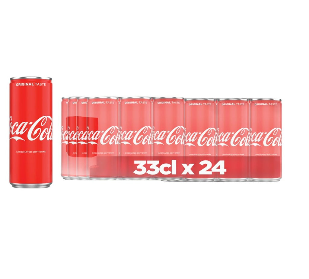 COCA-COLA COKE CAN 33CL x 24