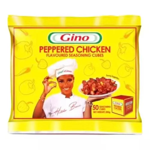 GINO PEPPERED CHICKEN CUBE 12G X 100