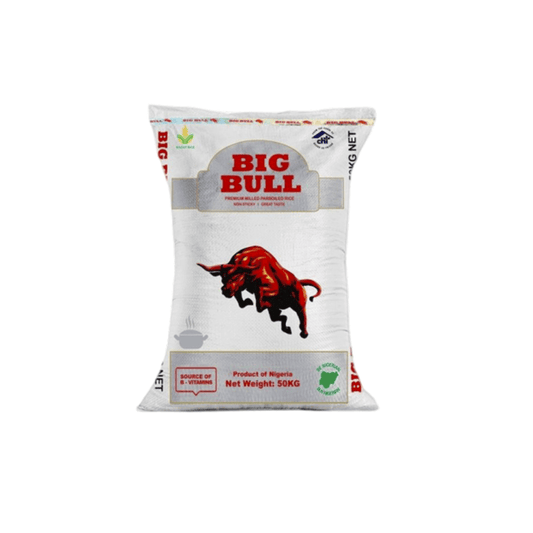 BIG BULL PARBOILED PREMIUM RICE 50KG