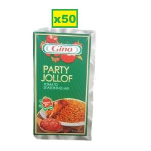 [GTP-070-P050] GINO TOMATO PARTY JOLLOF 70G x 50