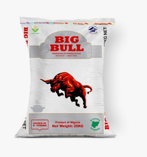 [BBU-025-P000] BIG BULL RICE 25KG