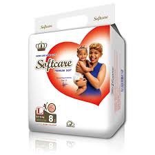 [SFD-008-P010] SOFTCARE DIAPERS PREMIUM SMALL (MAXI)8X10