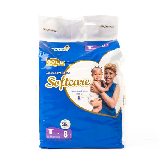 [SJM-001-P001] SOFTCARE DIAPERS CLASSIC GOLD JUMBO (MAXI)